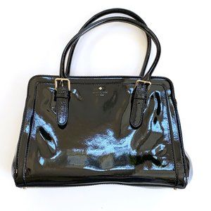 Kate Spade Black Patent Leather Handbag Tote
